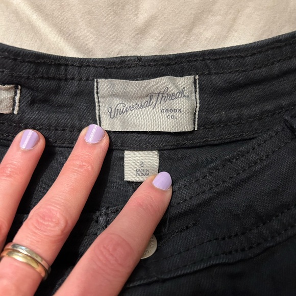 Universal Thread wide leg ankle jeans; GUC, size 8 - Picture 4 of 5